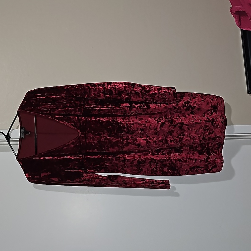 Used once, beautiful suede mini dress